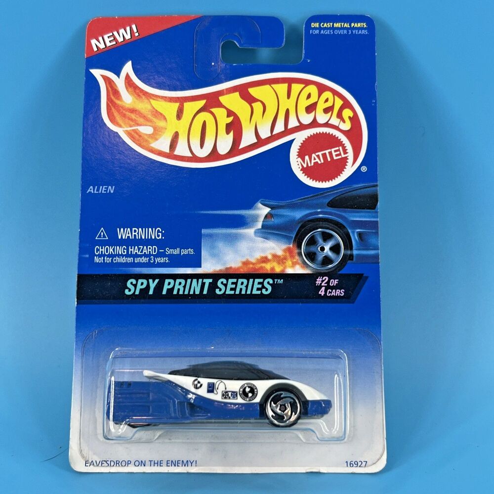 Hot Wheels Die Cast Car - Spy Print Series #2 of 4 - Alien #554 - 1996